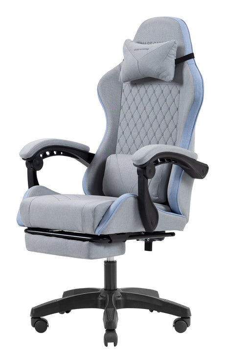 EAN 8435693112969 - Mars Gaming MGCXFSBL silla para videojuegos Silla para videojuegos de PC Asiento acolchado Azul, Gris imagen 5