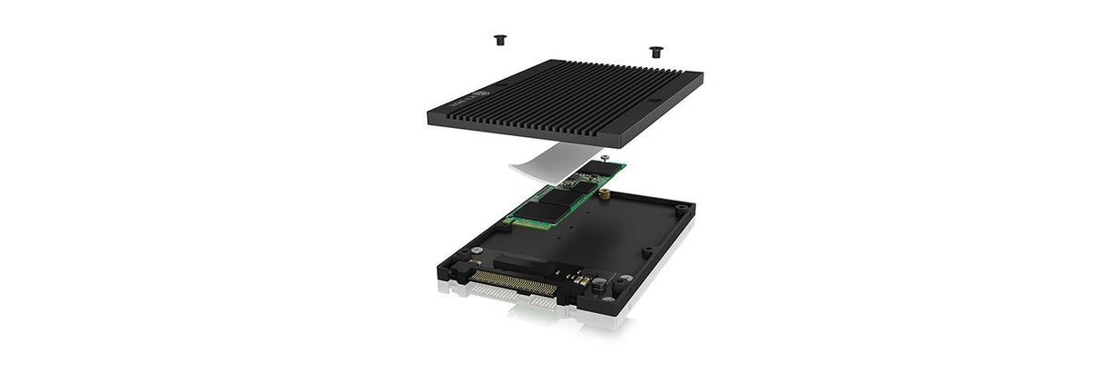 Convertidor Icy Box Ib-M2u04, Marco Extraíble Negro 60778