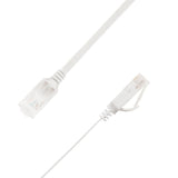 Flat U/Utp Cat6a White 4.5m Awg 34/7, Pvc, 1x4mm Utp-Fl6a-00450-Wh