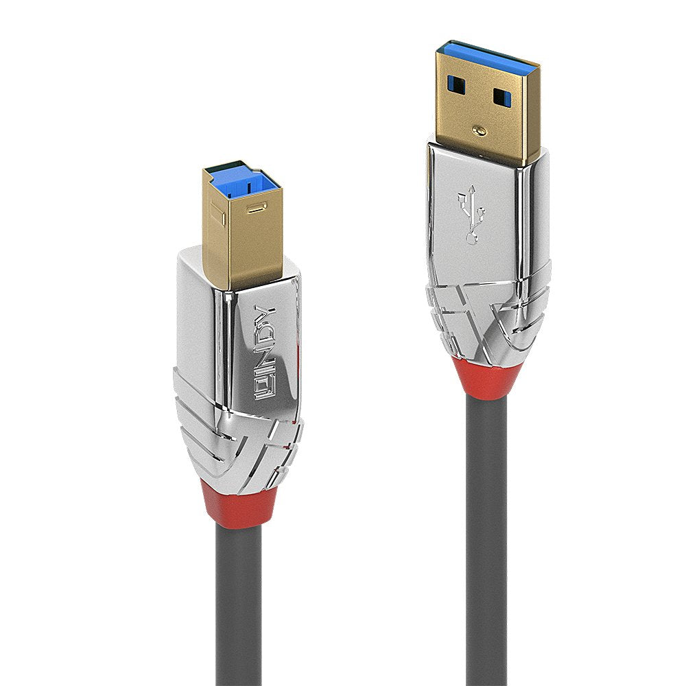 Cable Lindy Usb 3.0 Tipo A/B Cromo Line M/M 0.5m