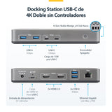 EAN 0065030921756 - StarTech.com 196UE-USBC-DOCK base para portátil y replicador de puertos Alámbrico USB 3.2 Gen 2 (3.1 Gen  imagen 6