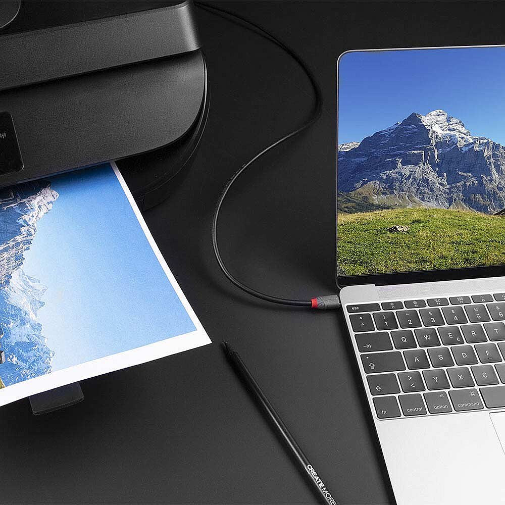 Lindy Cable Usb 2.0 Tipo C A B De 1 M, Línea Antracita