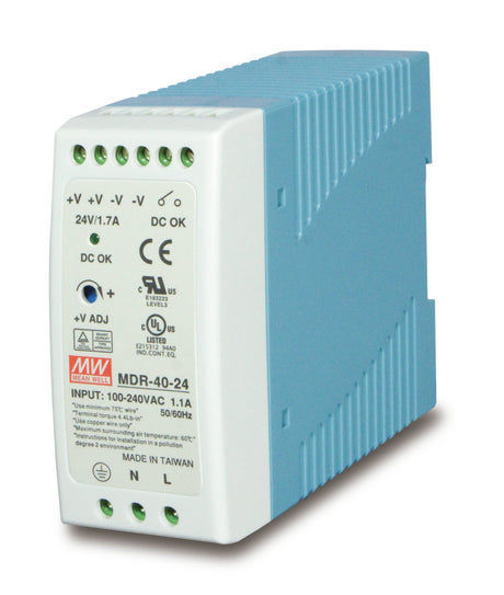 EAN 4711605283298 - PLANET PWR-40-24 unidad de fuente de alimentación 40 W Azul, Blanco imagen 1