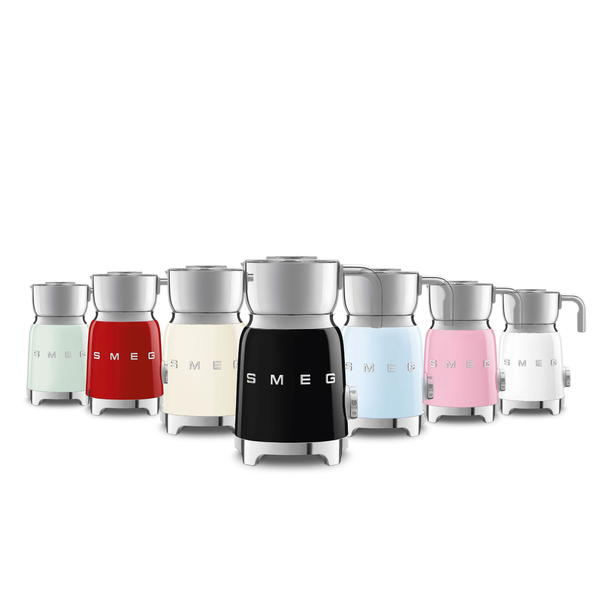 EAN 8017709316129 - Smeg MFF11PKEU espumador o calentador de leche Automático Rosa imagen 6