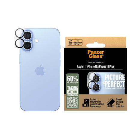 EAN 5715685002960 - PanzerGlass ® PicturePerfect Camera Lens Protector iPhone 16 | 16 Plus Protector de pantalla Apple 1 piez imagen 2