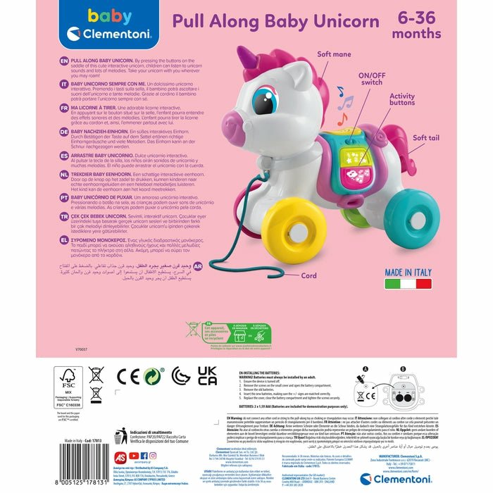 Bebe Unicornio Arrastre