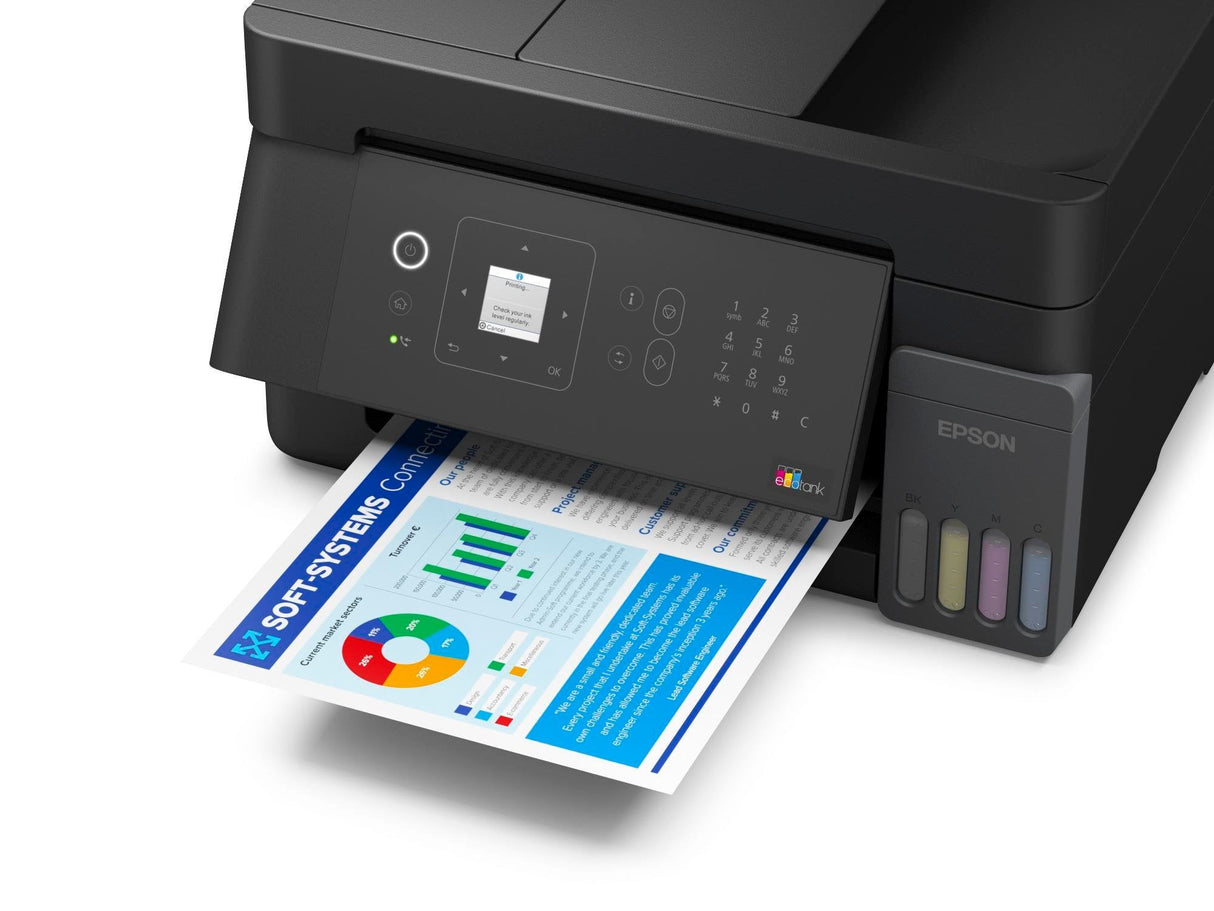 Epson Ecotank Et-4905 Multifunktionsdrucker 4in1 Tintenstrahl Farbe A4 11s M