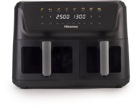 EAN 3838783014481 - Hisense HAF2700DCD Doble 11 L Independiente 2700 W Freidora de aire caliente Negro imagen 1