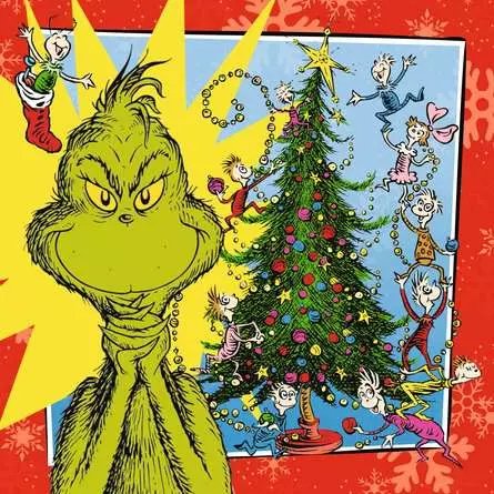 Puzzle El Grinch 3x49pzs