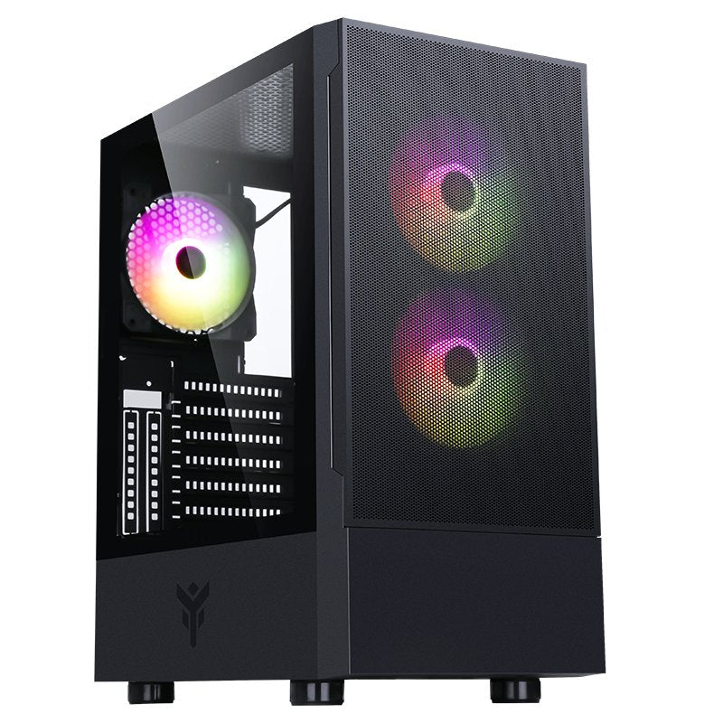 Caja Pc Itek Siisbe 3.0 Midi Tower Negro