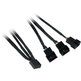 Inter-Tech Rs-04 Rgb Carcasa Del Ordenador Ventilador 12 Cm Negro