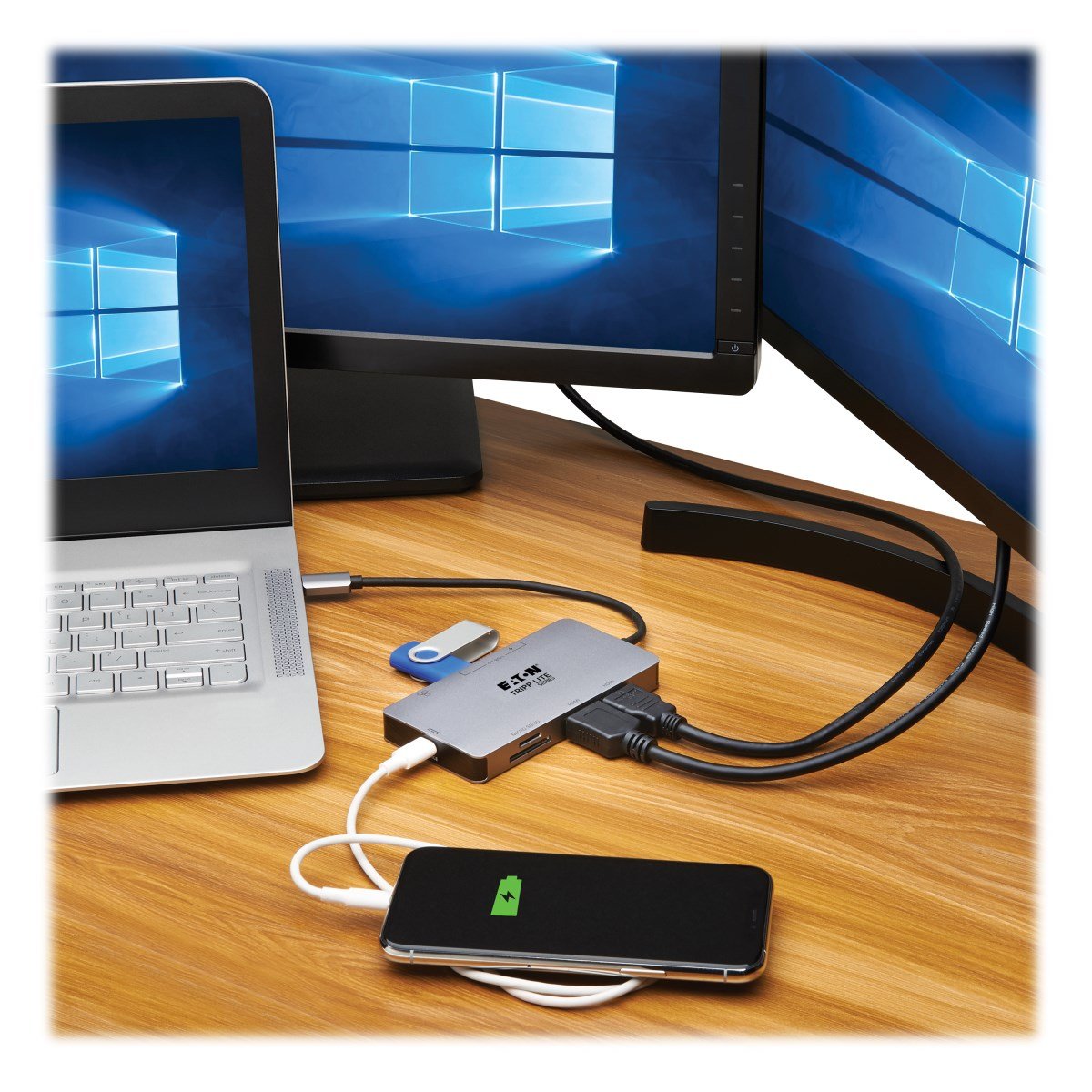 Eaton Tripplte Series Usb-C Dock, Dual Display - 4k