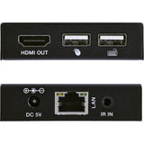 Kvm Extender Sobre Ip, Hdmi , Full-Hd , 150m , Receptor