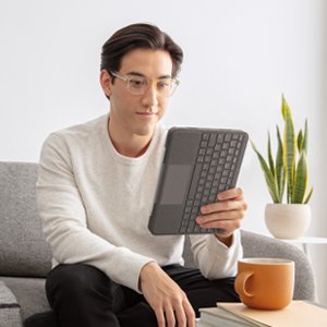 Logitech Folio Touch Gris Smart Connector Qwertz Suizo