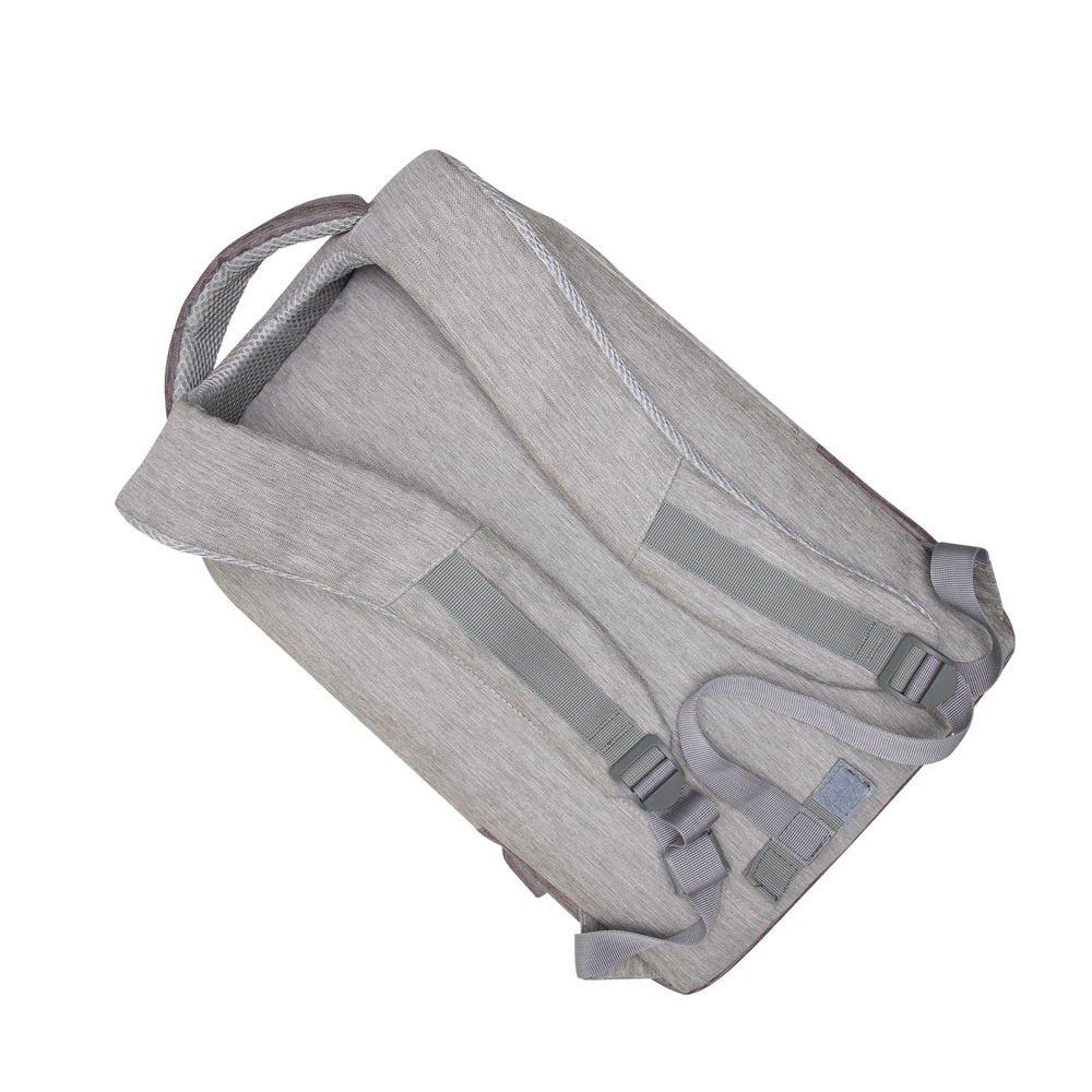 Mochila Riva Nb Prater 15.6" 7562 Gris/Moca