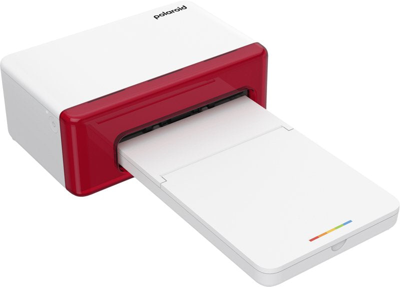 Impresora Fotográfica Polaroid Hi Print 4x6 Bluetooth Tamaño Postal (102mm X 152mm) Transferencia Térmica Por Difusión De Tinta Blanco Y Rojo
