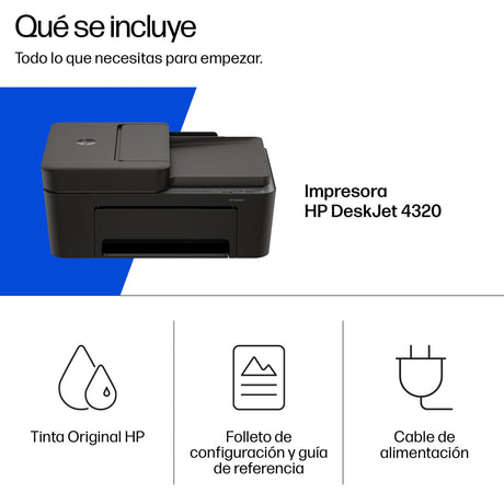 EAN 0198701680222 - HP DeskJet 4320 Inyección de tinta térmica A4 4800 x 1200 DPI 8,5 ppm Wifi imagen 5