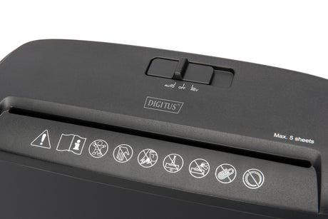 EAN 4016032459767 - Digitus DA-81604 triturador de papel Corte en tiras 74 dB 21,8 cm Negro imagen 6