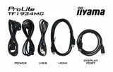 EAN 4948570118403 - iiyama ProLite TF1934MC-B7X pantalla para PC 48,3 cm (19") 1280 x 1024 Pixeles SXGA LED Pantalla táctil N imagen 5