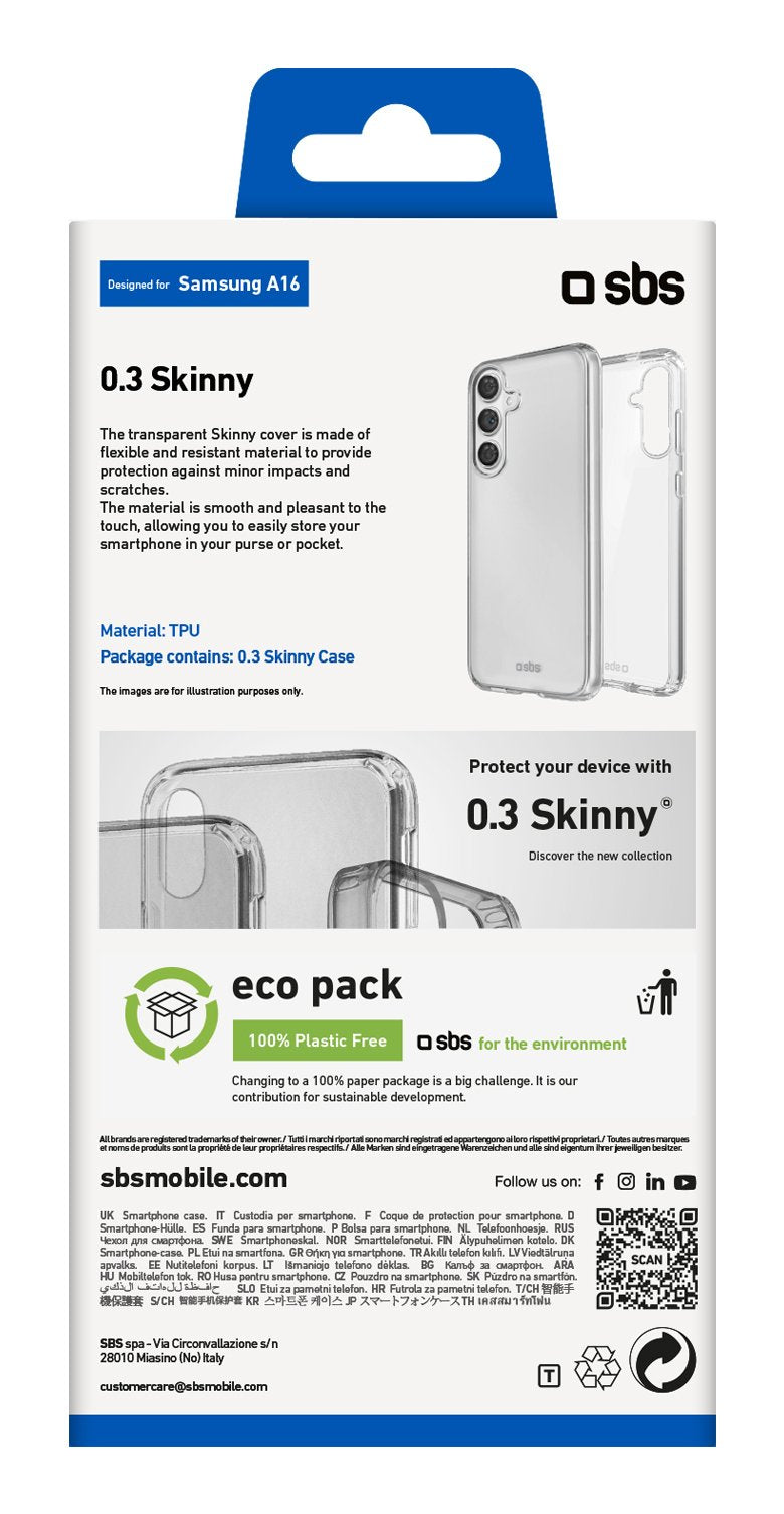 Sbs Skinny Cover Galaxy A16 Transparent
