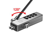 Conceptronic Notebook Candado De Combinación Wedgeslot3.2x4.5mm 1.80m