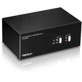 Trendnet Kvm 2-Port Displayport Switch Con Audio Usb 2.0 Hub