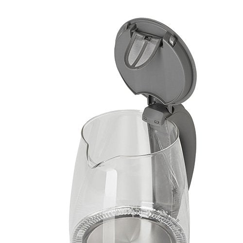 Hervidor De Agua Adler Ad 1286  2 L Gris, Transparente 2200 W