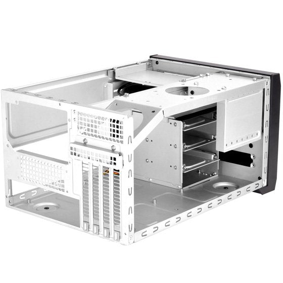 Caja Pc Silverstone Sugo Sg12  De Ordenador Escritorio Negro, Cajas De Torre Negro, Escritorio, Pc, Aluminio, Acero, Micro-Atx, Mini-Dtx, Mini-Itx, Negro, 8,2 Cm