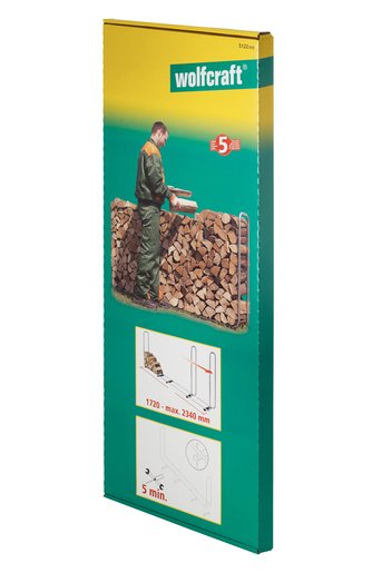 Soporte Metalico Para Almacenar Leña 5122000 Wolfcraft