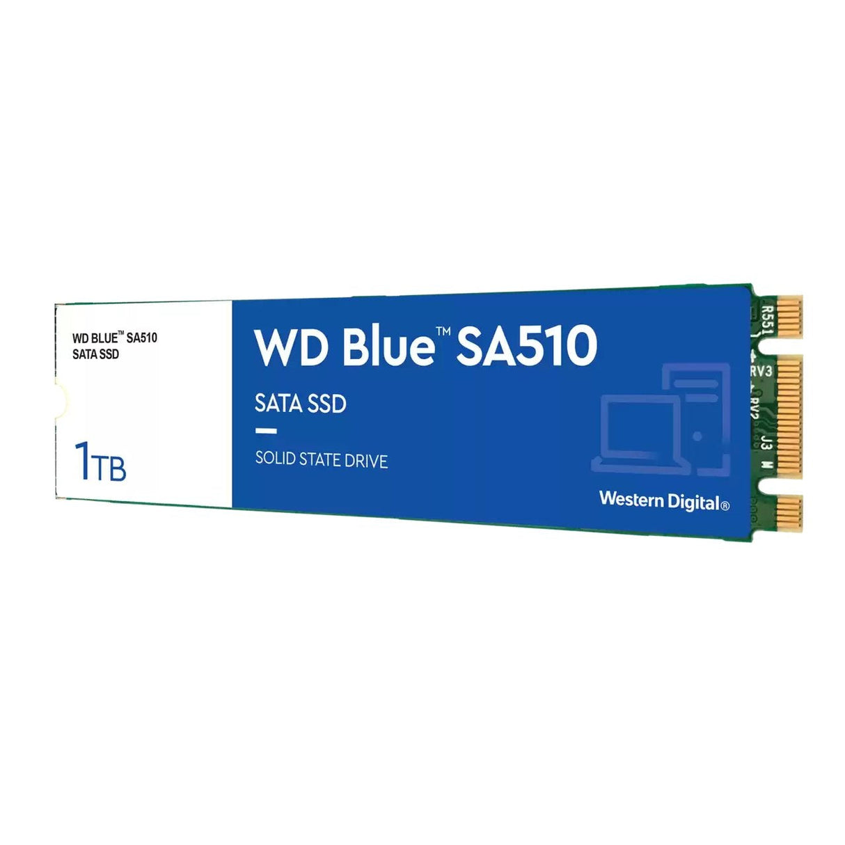 Disco Ssd Western Digital Sa510 M.2 1tb Serial Ata Iii Blue