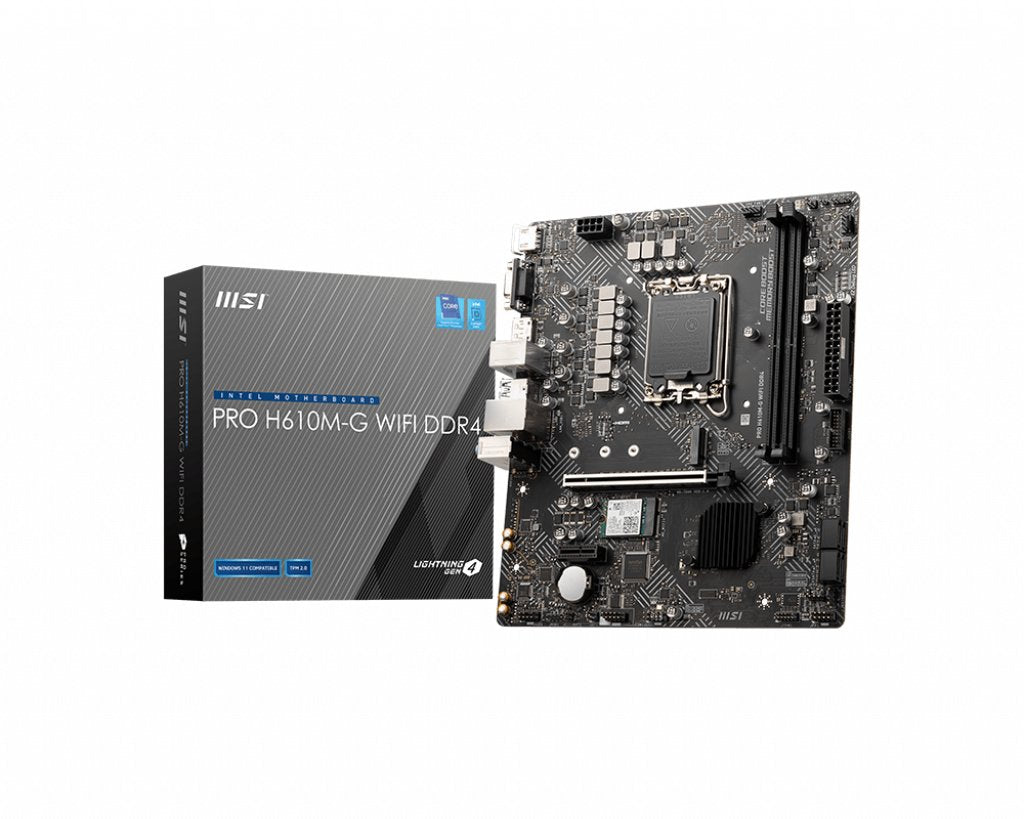 Placa Base Msi 1700 Pro H610m-G Wifi Ddr4