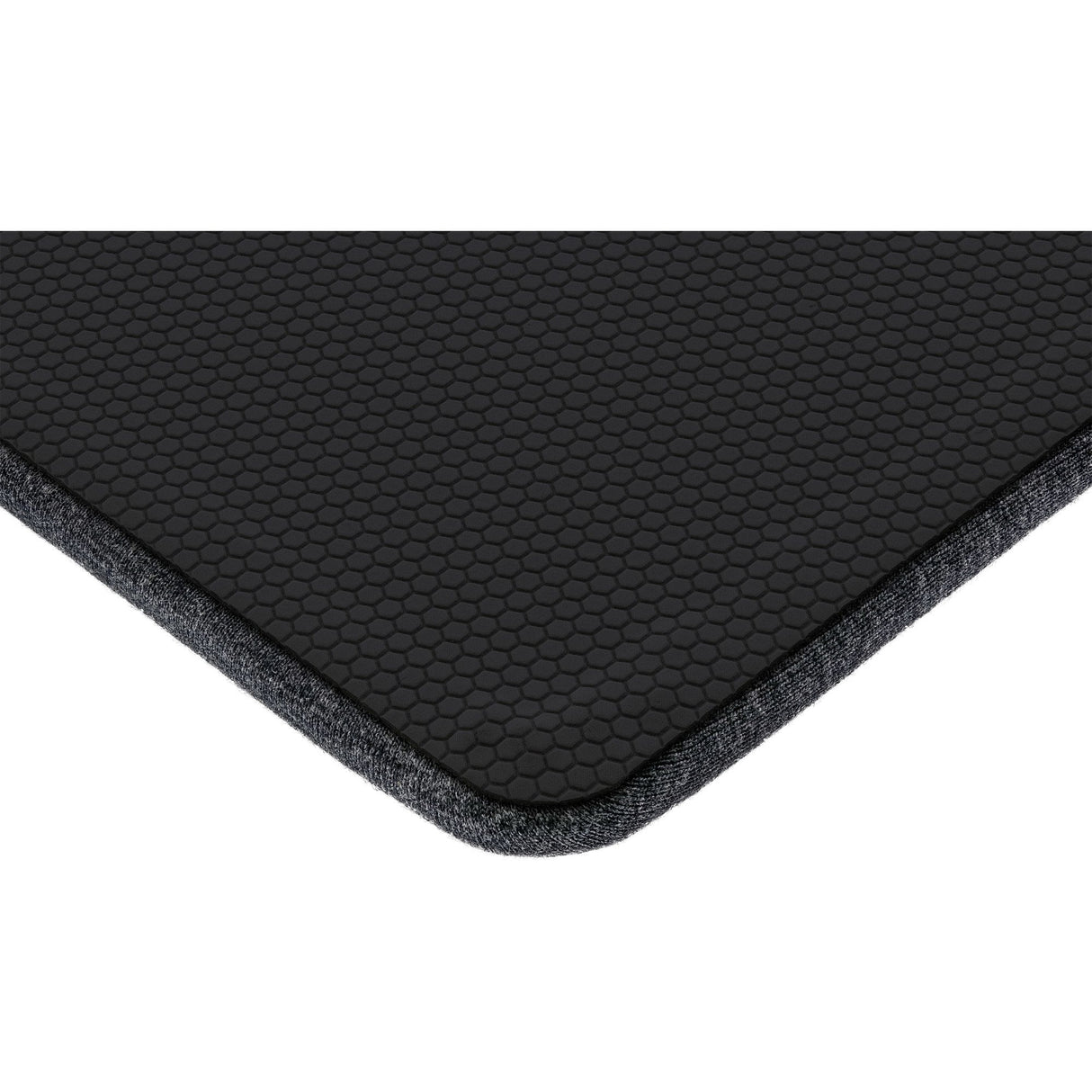 Inline® Mouse Pad With Wrist-Rest, Textile, Negro
