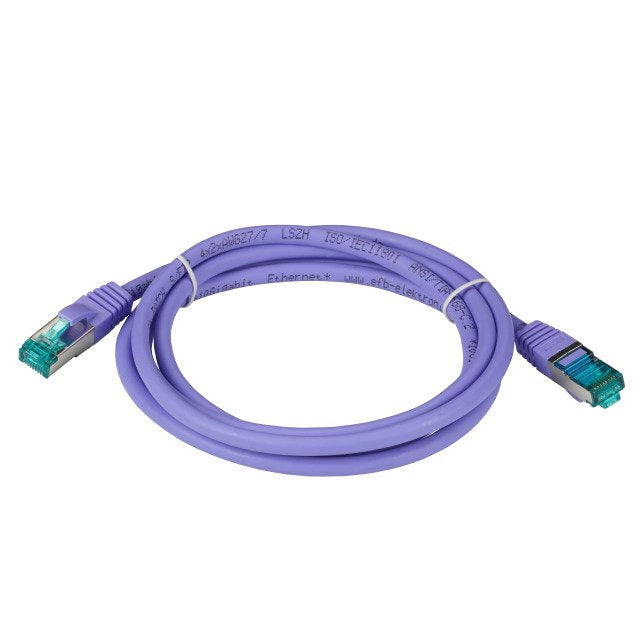Efb Rj45 Patchk. S Ftp Cat.6a Lszh Cat.7 Rohk. 5.00m Violet