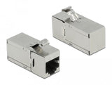 Keystone Modul Rj45 Buchse Zu Rj45 Buchse Cat.6a 90° Gewinkelt