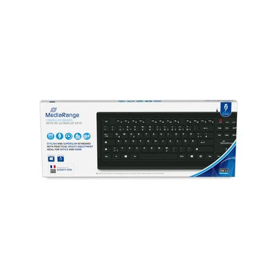EAN 4260283119745 - MediaRange MROS101-FR teclado Hogar / Oficina USB AZERTY Francés Negro imagen 2