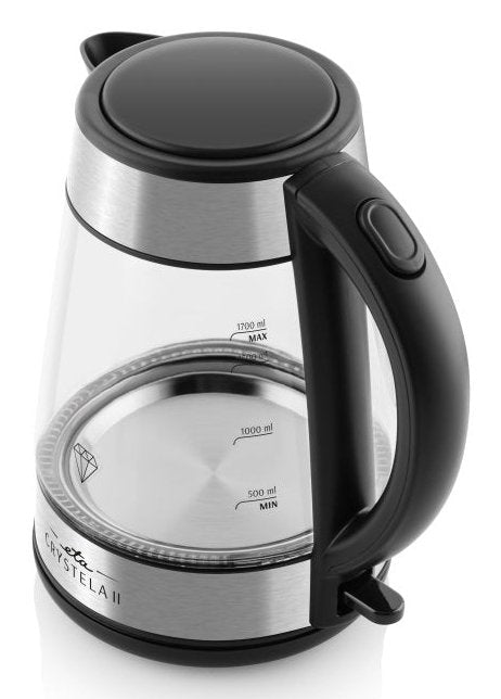 Eta Eta115490000 Crystela Glass Kettle, 1.7 L, 2200 W