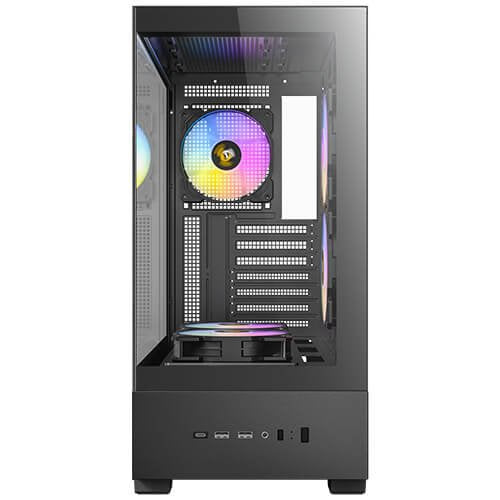 Caja  Pc Antec Cx705 Argb Mid-Tower Atx Panoramica 270º 5xvent 120mm Pwm
