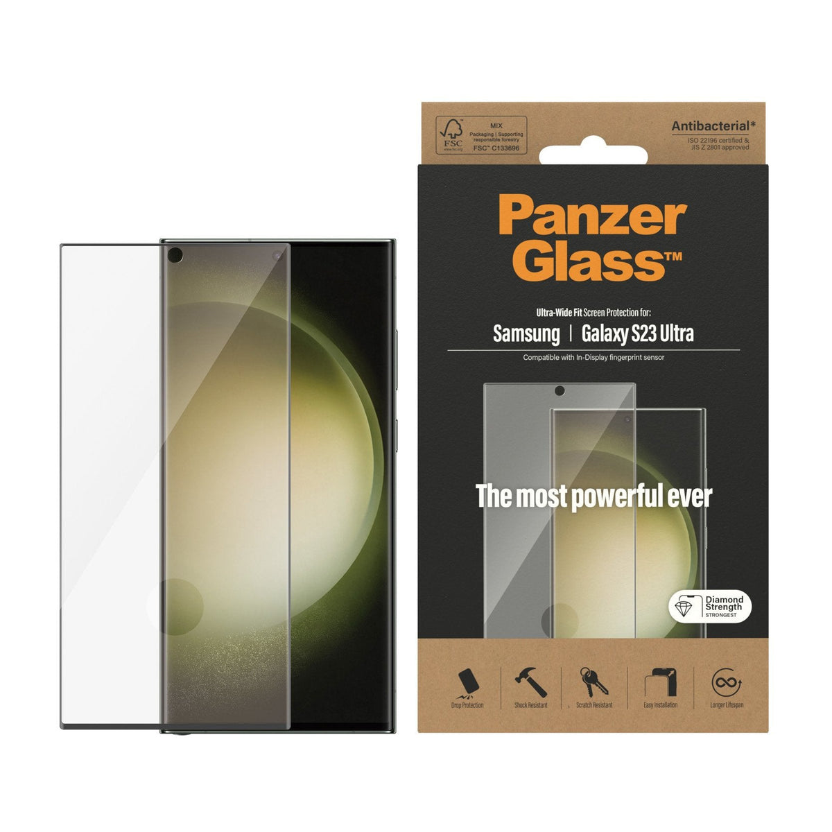 Panzerglass Ultra Wide Fit Protector De Pantalla Samsung - Galaxy S23 Ultra