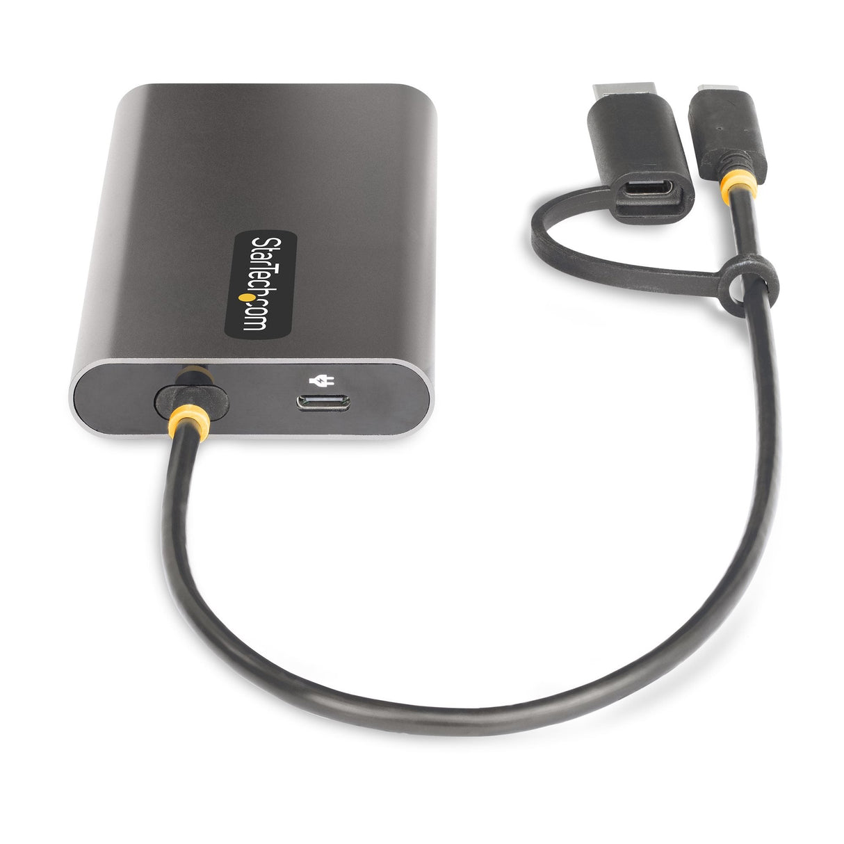 Startech Adaptador Usb-C A Hdmi Doble - Usb Tipo C A 2 Monitores Hdmi - 4k 60hz Pd De 100w 30cm