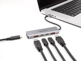 Hub Delock Usb 10 Gbps 2 Port Usb Typ-A + 2 Port Usb Tipo-C