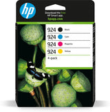 EAN 0196548697533 - HP 924 4-Pack CMYK(4) Original Ink Cartridge cartucho de tinta 4 pieza(s) Rendimiento estándar Negro, Cia imagen 1