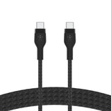 Usb-C Usb-C 2.0_braid Silic 3m Bk