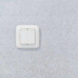 Shelly · Plug & Play Zubehör · \"Blu Wall Switch 4 Adaptador Hsch-Jaeger\" · Blanco