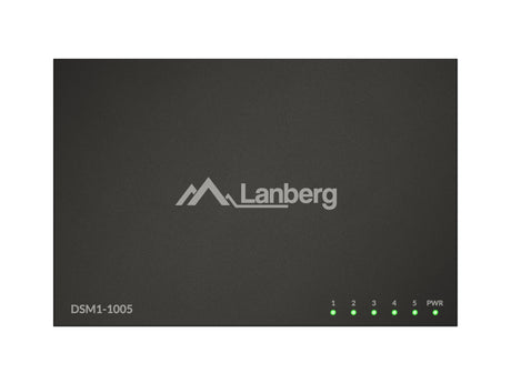 EAN 5901969447750 - Lanberg DSM1-1005 switch No administrado Gigabit Ethernet (10/100/1000) Escritorio Negro imagen 4