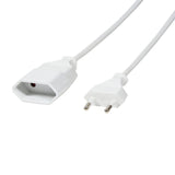 Logilink Cable De Alimentación, De Extensión 2m, Blanco
