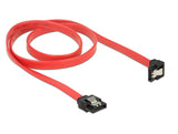 Delock Cable Sata 6 Gb/S Macho Gerade > Sata Macho Unten Angular 70 Cm Rojo