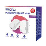 Strong Powerl600duomini Adaptador De Red Powerline 600 Mbit/S Ethernet Blanco 2 Pieza(S)