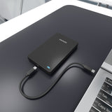 Aisens Caja Externa 2,5&Quot; Ase-2542b 9.5mm Sata A Usb-C Usb3.1 Gen1, Negra