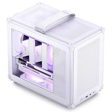 Jonsbo C6 Max Pc Carcasa, Mini-Carcasa, Micro-Atx, Tempered Glass - Blanco