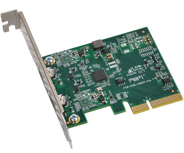Sonnet Allegro Usb-C Tarjeta Pcie De 2 Puertos, Controlador Usb Usb3c-2pm-E